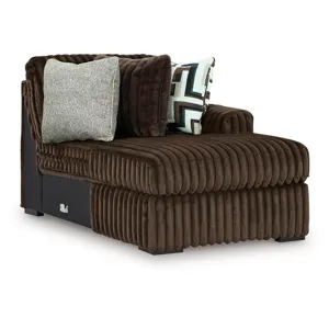 Midnight-Madness 4-Piece Sectional and Oversized Chair