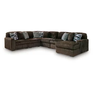 Midnight-Madness 6-Piece Sectional with Chaise
