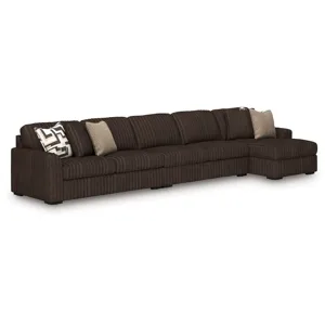 Midnight-Madness 3-Piece Sectional with Chaise