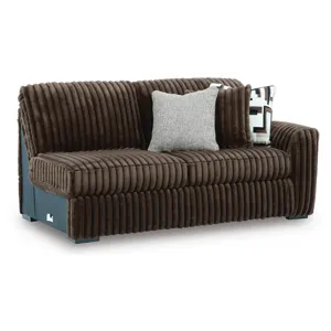 Midnight-Madness 3-Piece Sectional, Oversized Chair and Ottoman