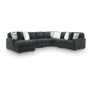Midnight-Madness 6-Piece Sectional with Chaise