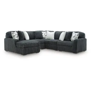 Midnight-Madness 5-Piece Sectional with Chaise