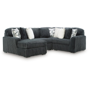 Midnight-Madness 4-Piece Sectional with Chaise