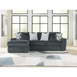 Midnight-Madness 2-Piece Sectional Sofa Chaise