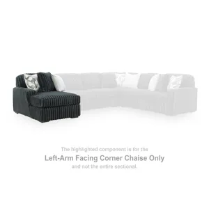 Midnight-Madness Left-Arm Facing Corner Chaise