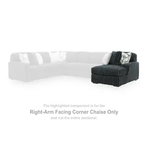 Midnight-Madness Right-Arm Facing Corner Chaise