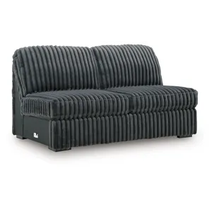 Midnight-Madness Armless Loveseat