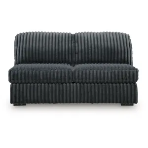 Midnight-Madness Armless Loveseat