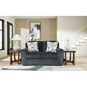 Midnight-Madness Sofa and Loveseat