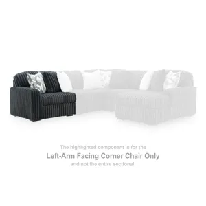 Midnight-Madness Left-Arm Facing Corner Chair