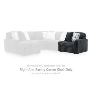 Midnight-Madness Right-Arm Facing Corner Chair