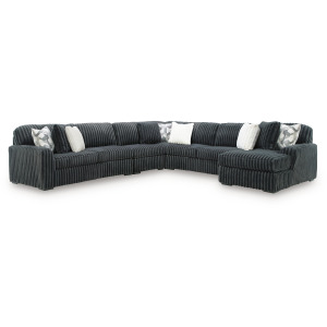Midnight-Madness 5-Piece Sectional with Chaise