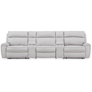 Social Pointe 5-Piece Power Reclining Sectional
