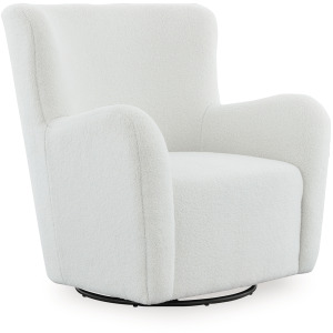 Rowenburg Swivel Glider Accent Chair