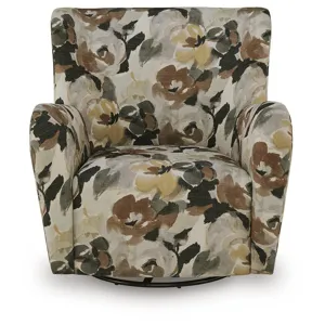 Rowenburg Swivel Glider Accent Chair
