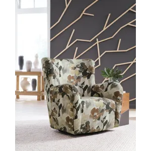Rowenburg Swivel Glider Accent Chair