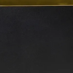 Black/Gold Finish