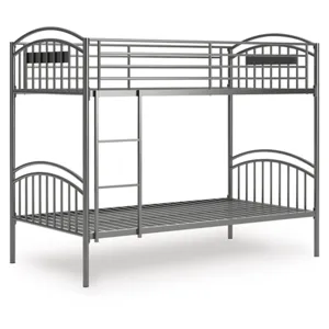 Lanceburg Twin over Twin Bunk Bed with Ladder