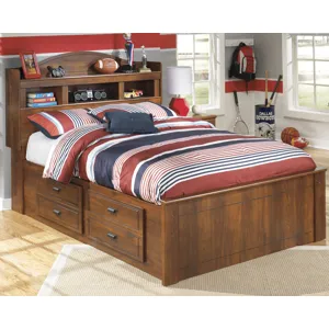 Barchan Full Bookcase Bed with Storage