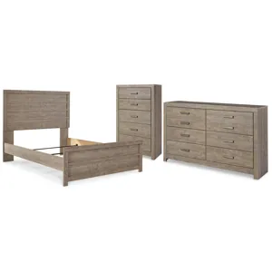 Culverbach Full Panel Bed, Dresser and Chest