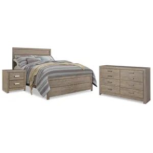 Culverbach Queen Panel Bed, Dresser and Nightstand