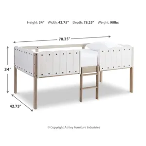 Wrenalyn Twin Loft Bed Frame