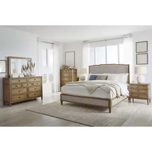 Sharlance King Upholstered Panel Bed