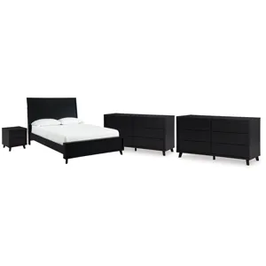 Danziar Queen Panel Bed, 2 Dressers and Nightstand