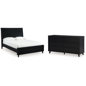 Danziar Queen Panel Bed and Dresser