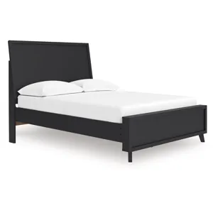 Danziar Full Panel Platform Bed, Dresser and Mirror