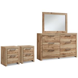 Hyanna Dresser, Mirror and 2 Nightstands
