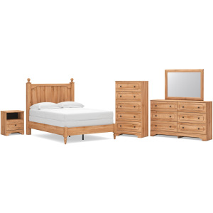 Aleaport Full Panel Bed, Dresser, Mirror, Chest and Nightstand