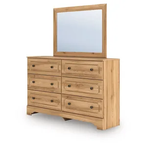 Aleaport King Panel Bed, Dresser, Mirror and Nightstand
