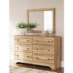 Aleaport King Panel Bed, Dresser, Mirror and Nightstand