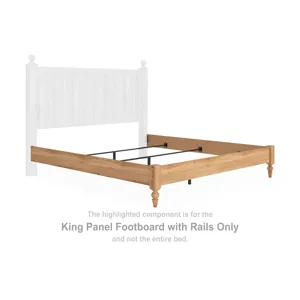 Aleaport King Panel Footboard with Rails