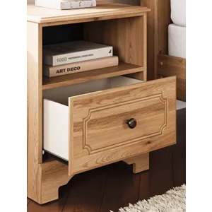 Aleaport King Panel Bed, Dresser, Mirror and Nightstand