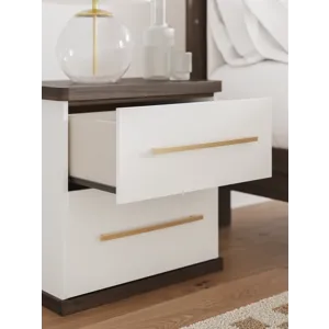 Kendanport Queen Upholstered Bed, Dresser, Mirror and Nightstand