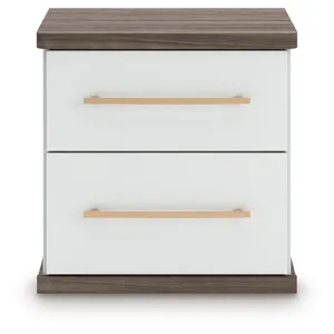 Kendanport Queen Upholstered Bed, Dresser, Mirror and Nightstand