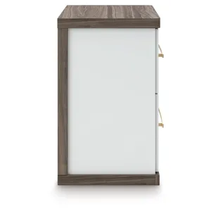 Kendanport Queen Upholstered Bed, Dresser, Mirror and Nightstand