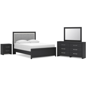Maeling Queen Panel Bed, Dresser, Mirror and Nightstand