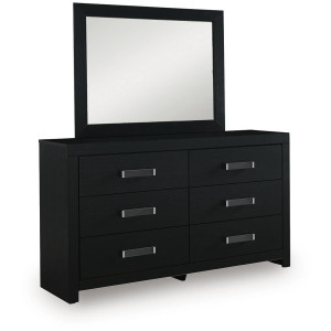 Maeling Dresser and Mirror