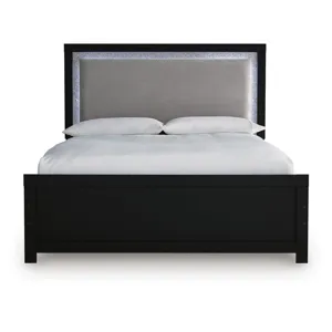 Maeling Queen Upholstered Panel Bed