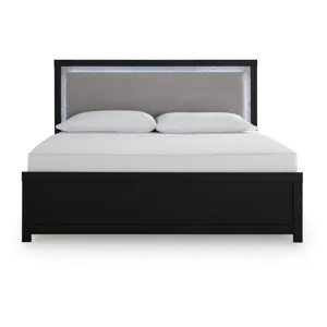 Maeling King Upholstered Panel Bed