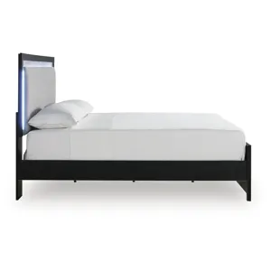 Maeling King Upholstered Panel Bed