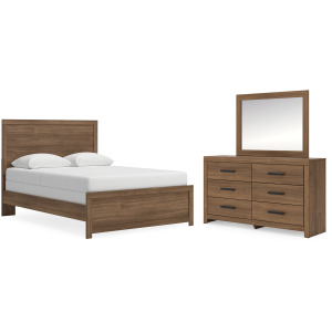 Broachmyn Queen Panel Bed, Dresser and Mirror