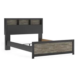 Broachmyn Queen Bookcase Panel Bed