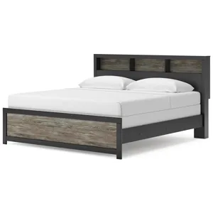 Broachmyn King Bookcase Panel Bed