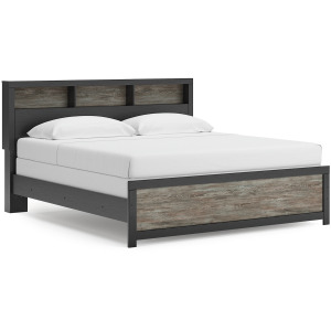 Broachmyn King Bookcase Panel Bed