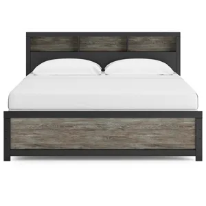 Broachmyn King Bookcase Panel Bed