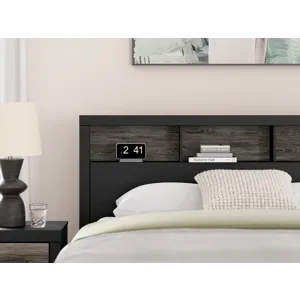 Broachmyn Full Bookcase Bed, Dresser and Mirror